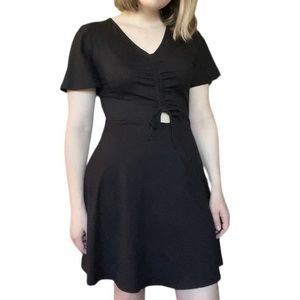 Alya Black Cut Out Mini Dress Size Medium